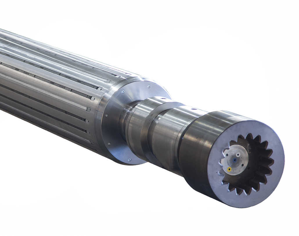 640 PQL POPE – Pneumatic expanding shaft with ledges for non-stop machines