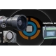 Industrial radio system components: antenna, sensors, and a control module on a dark backdrop